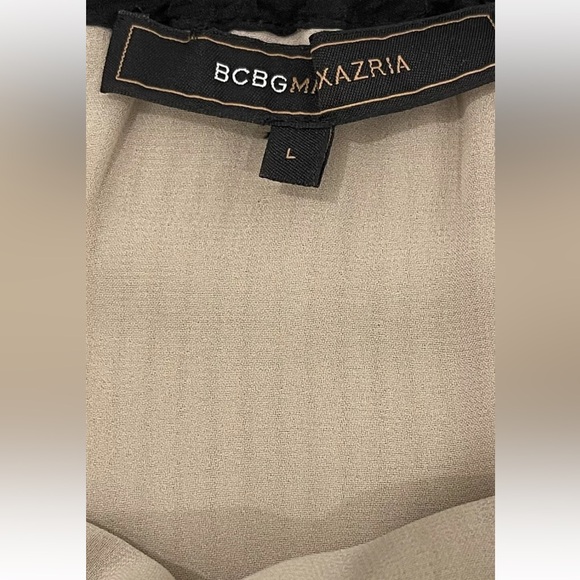 BCBG MaxAzria NWOT Sequin Glam Mini Skirt Women’s size L - Picture 6 of 12